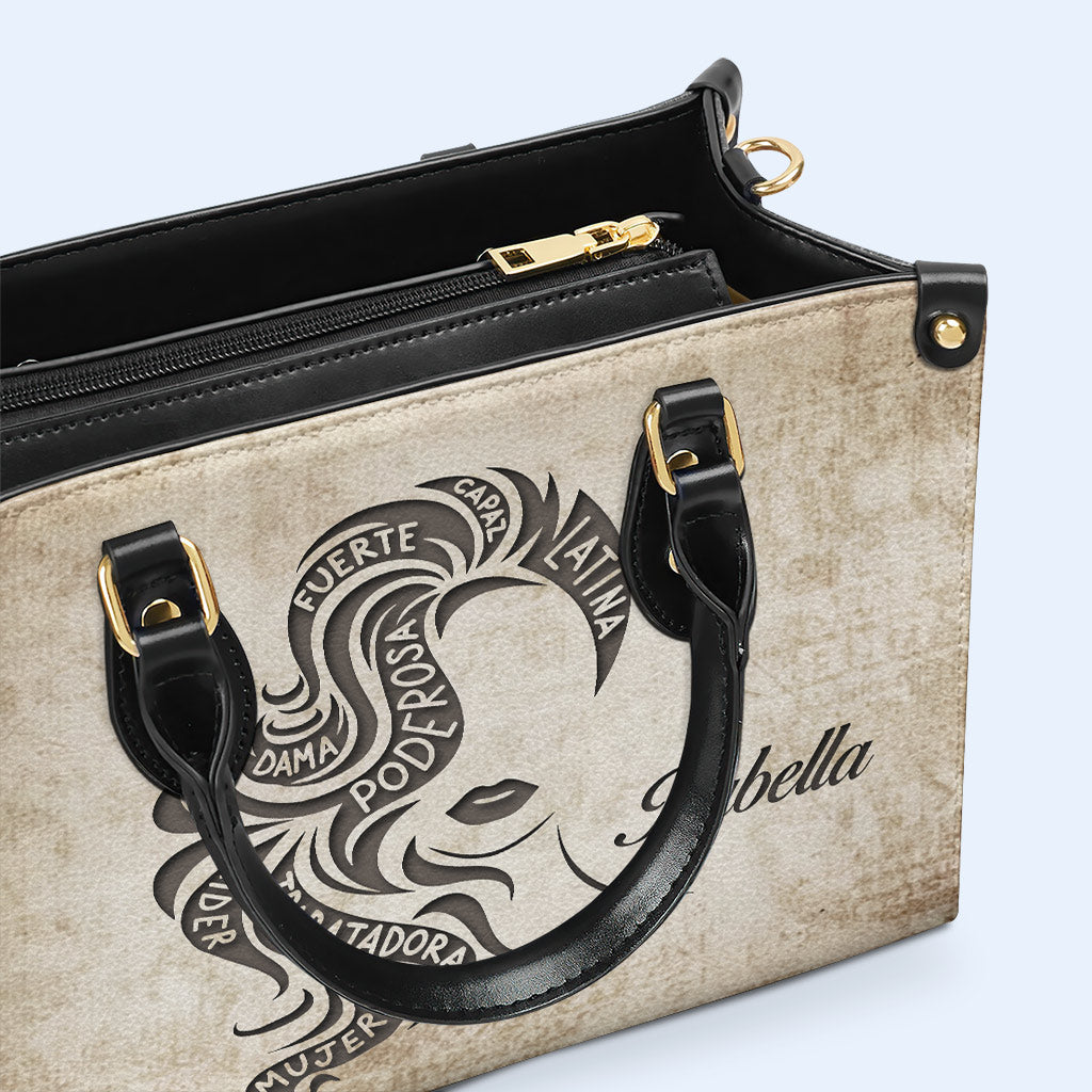 Latina Girl- Personalized Leather Handbag - HG36