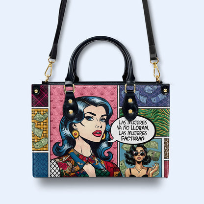 Las Mujeres Facturan - Bespoke Leather Handbag - HG51
