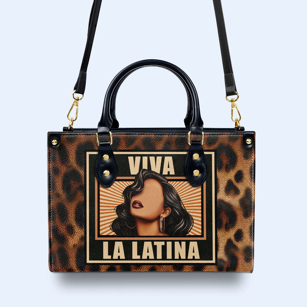 Viva La Latina - Personalized Leather Handbag - HG61