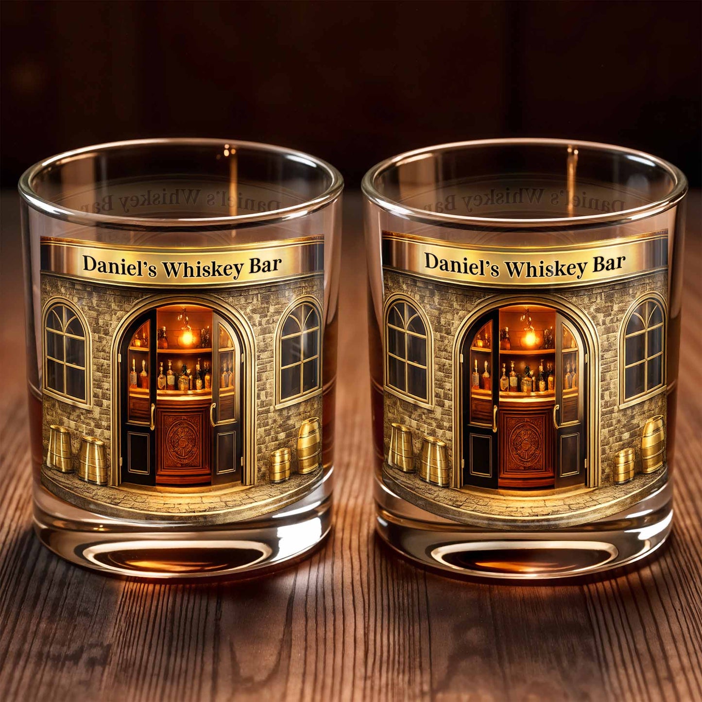 Relax At Your Personal Whiskey Bar Featuring A Classic Bar Design