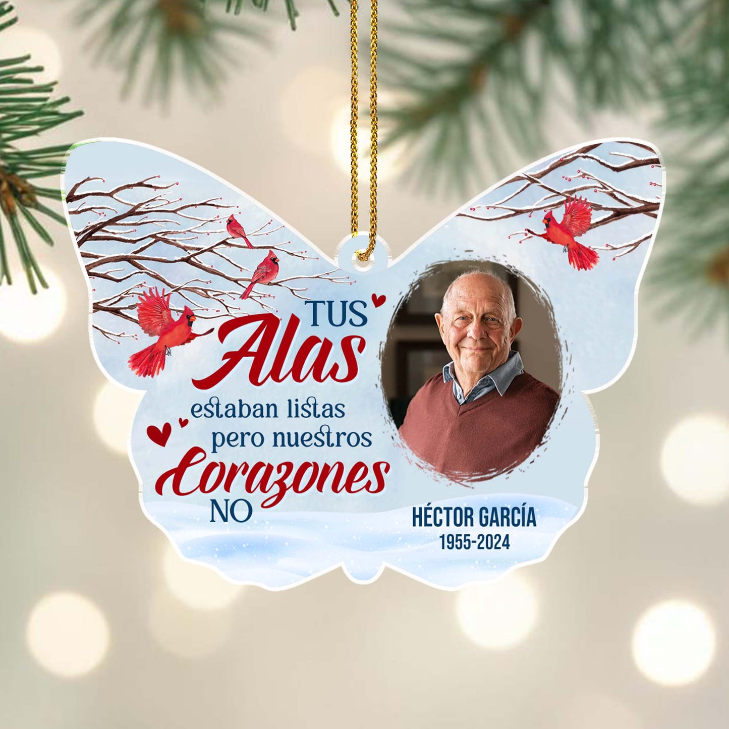 Your Wings Were Ready But Our Hearts Were Not, Birds and Branches Ornament