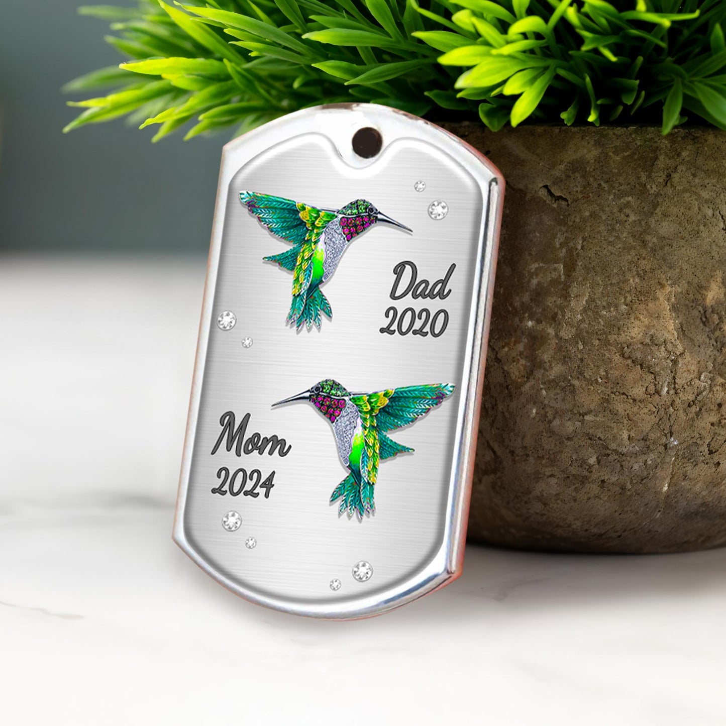 God Has You In His Arms, I Have You In My Heart With Hummingbird Design