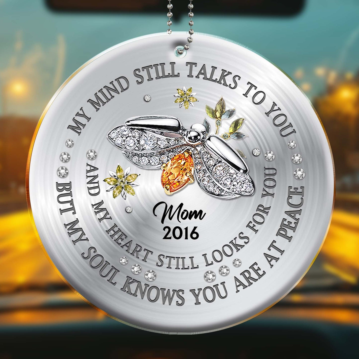 My Mind Still Talks To You Dragonfly Jewel Design
