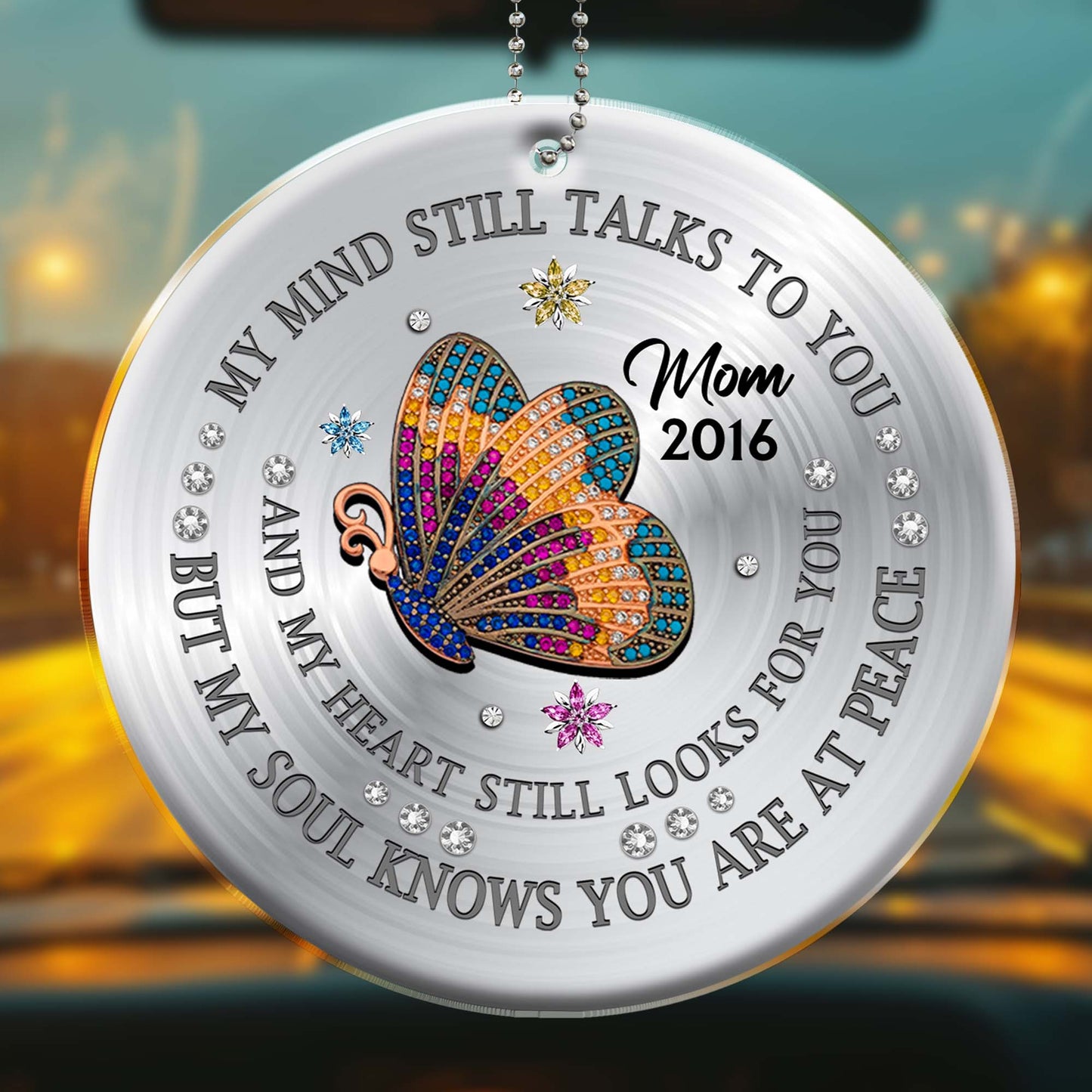 Butterfly Memorial Ornament for Loved Ones