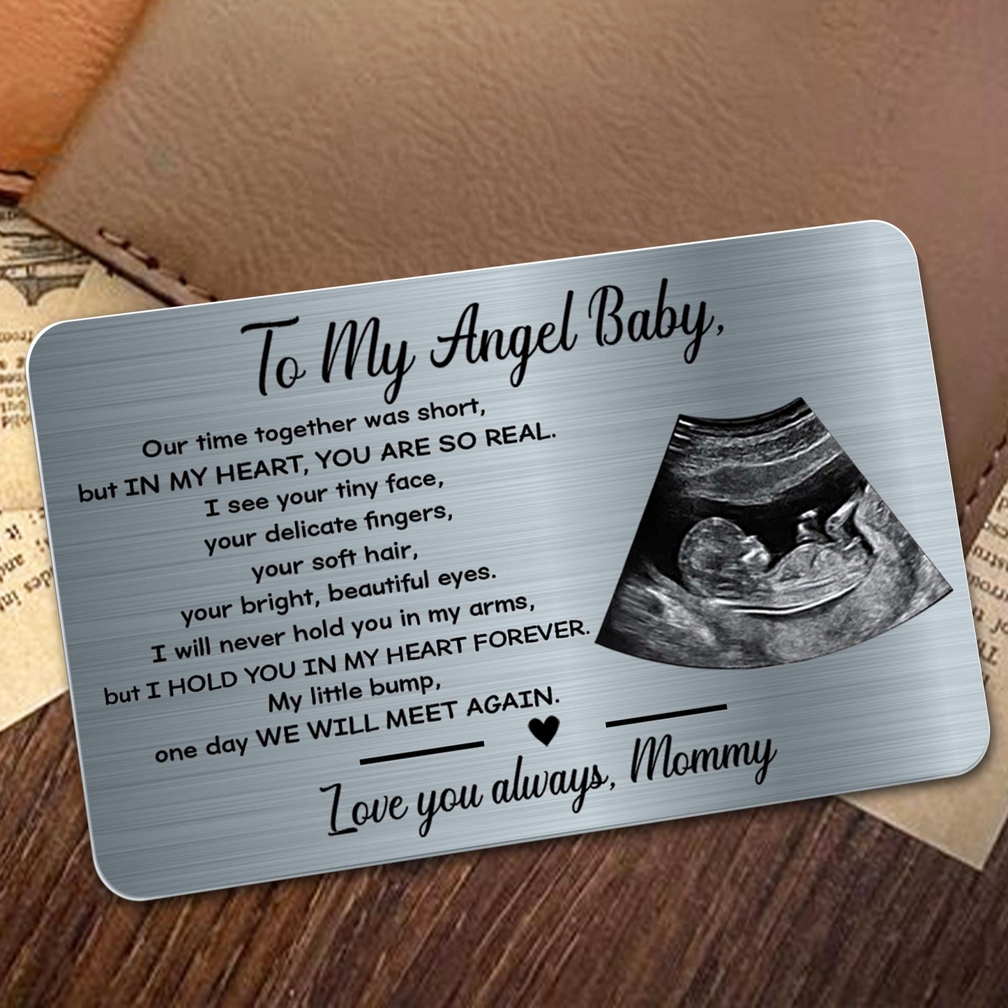 To My Angel Baby, Our Time Together Was Short, Ultrasound And Heart