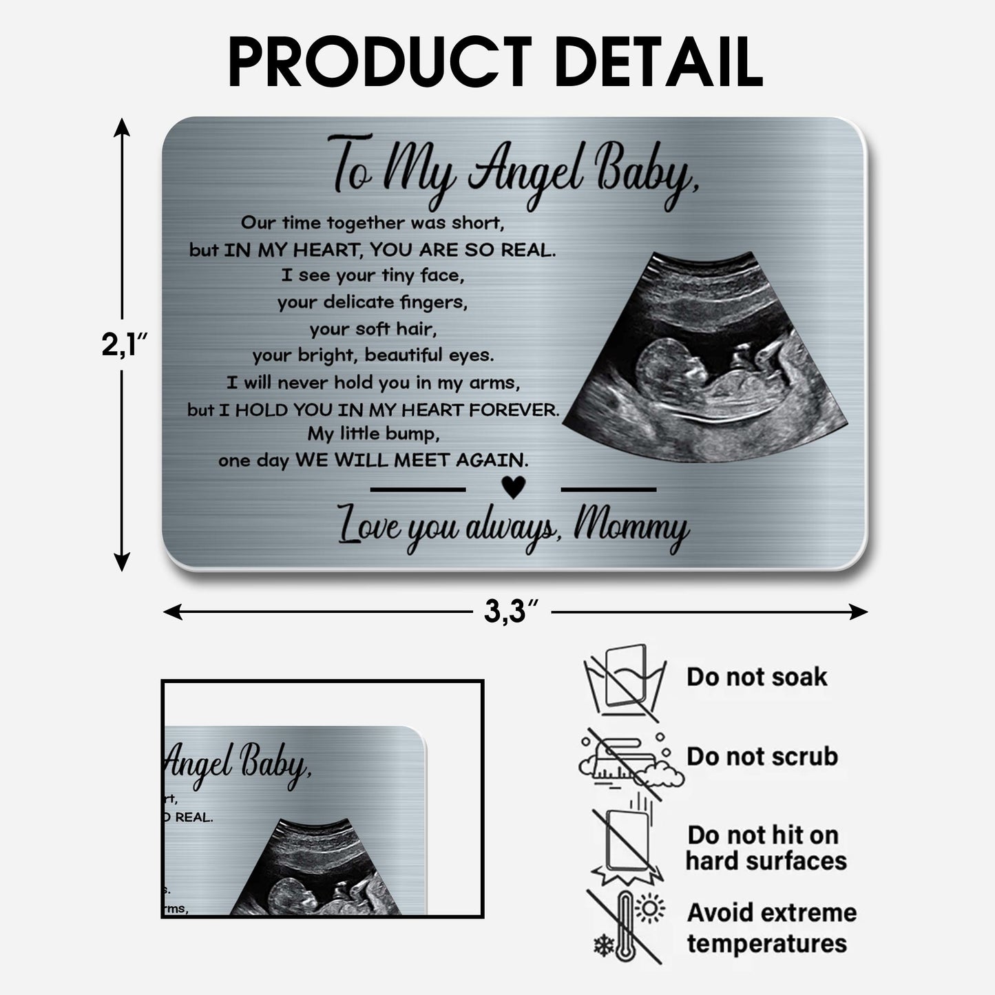 To My Angel Baby, Our Time Together Was Short, Ultrasound And Heart