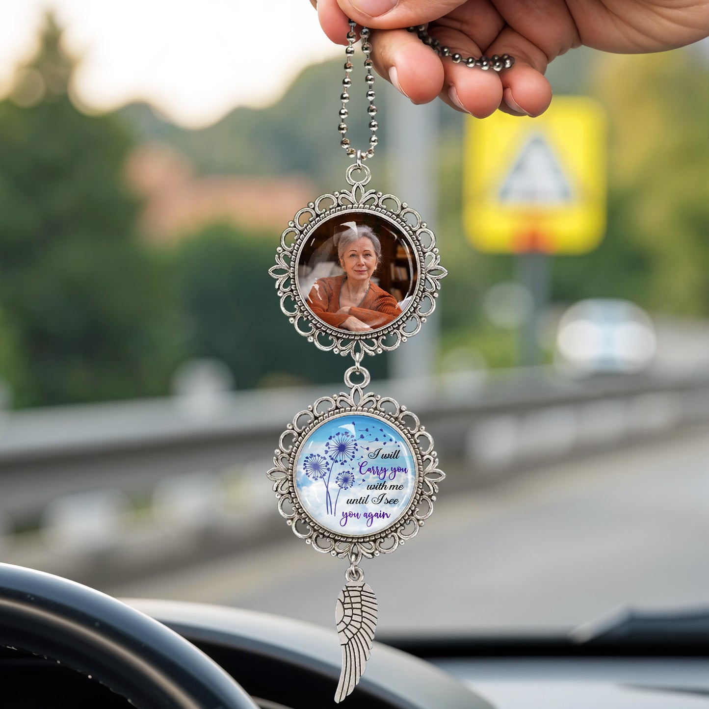 I Will Carry You With Me Until I See You Again, Angel Wing and Flowers