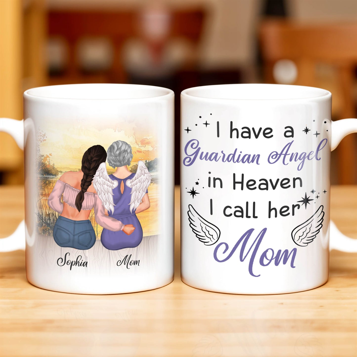 Guardian Angel In Heaven Called Mom