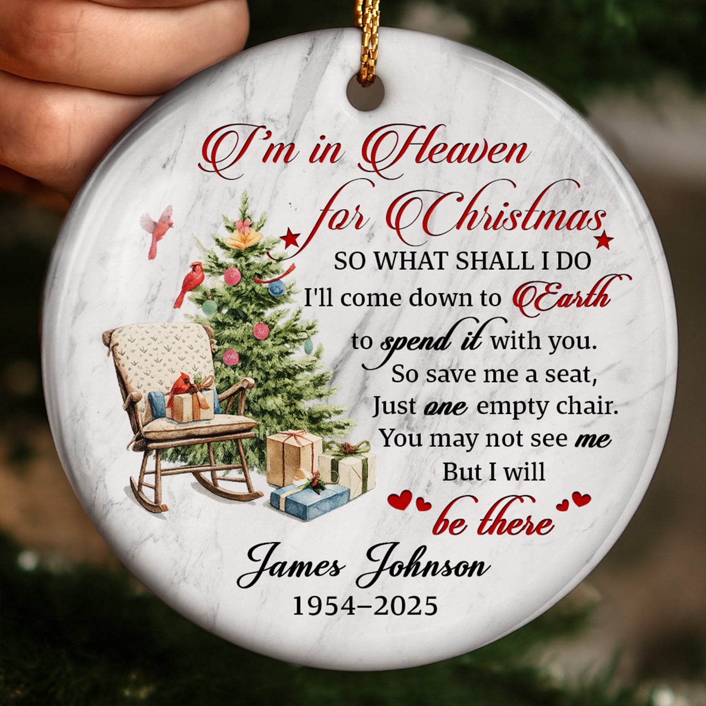 I'm In Heaven For Christmas, Save Me A Seat