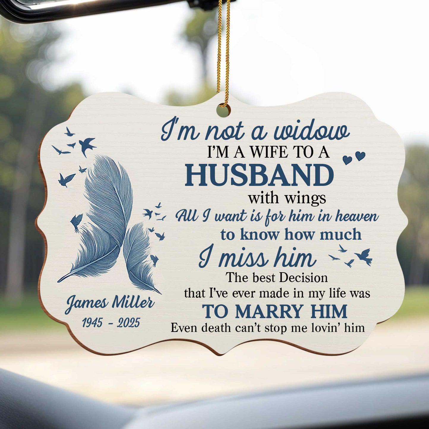 Wife to a Husband with Wings, Feathers and Birds