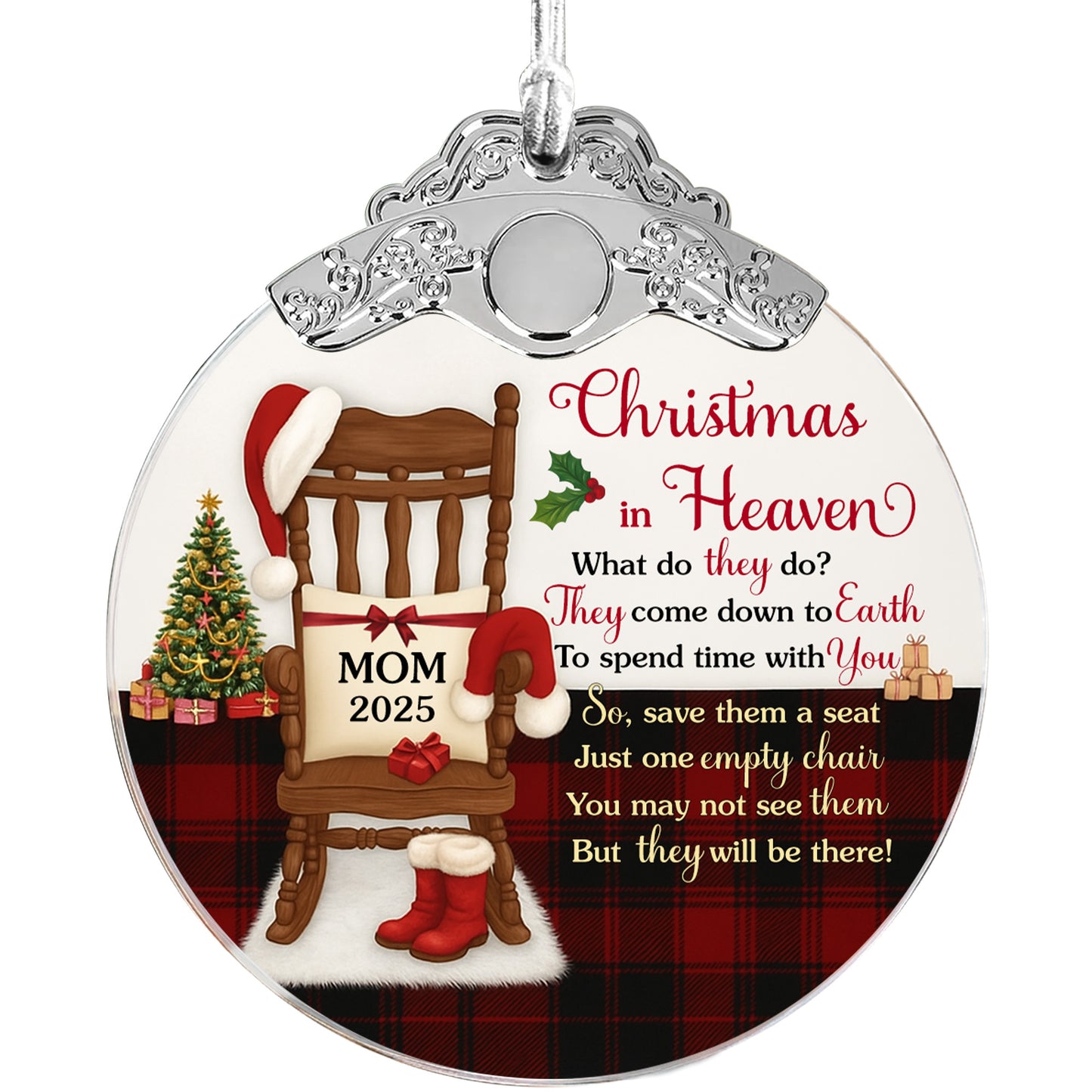 Christmas In Heaven, Save Them A Seat Ornament