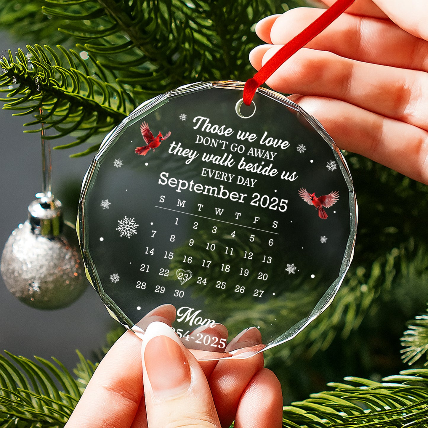 Those We Love Don't Go Away, Memorial Cardinal Design