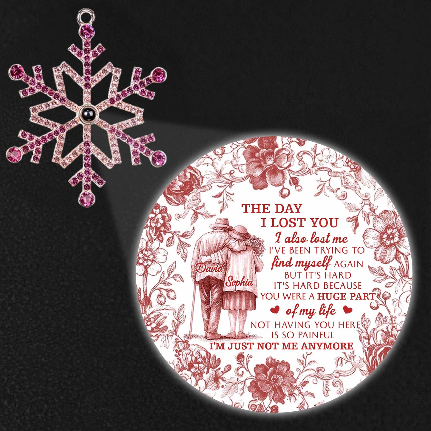 The Day I Lost You, Flower Memorial Ornament