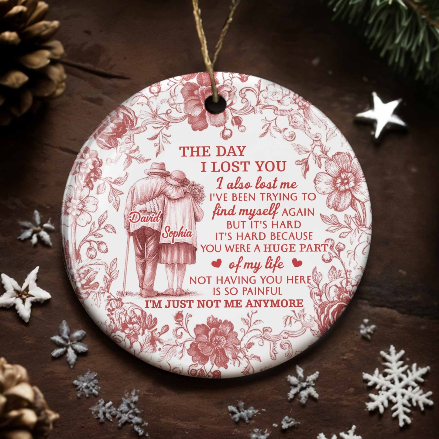 The Day I Lost You, Floral Couple Design