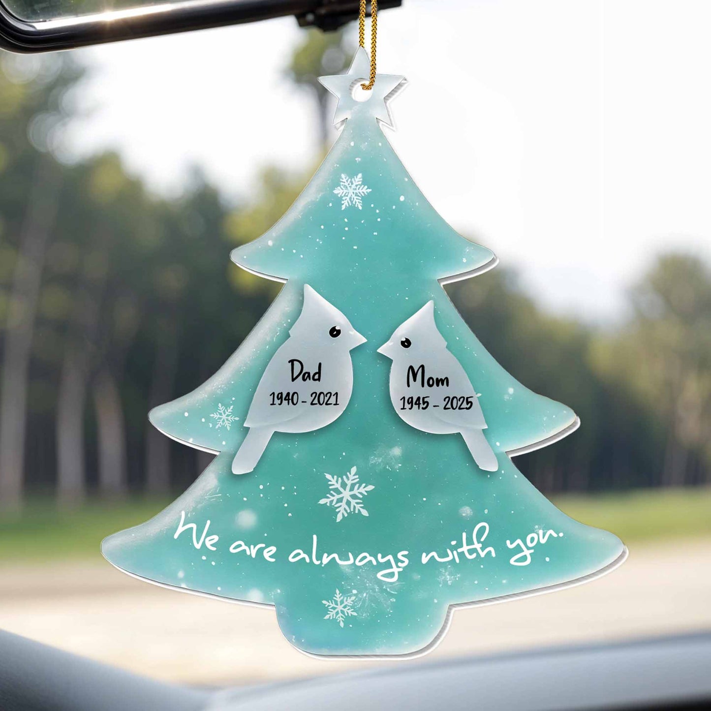 We Are Always With You Christmas Tree Ornament