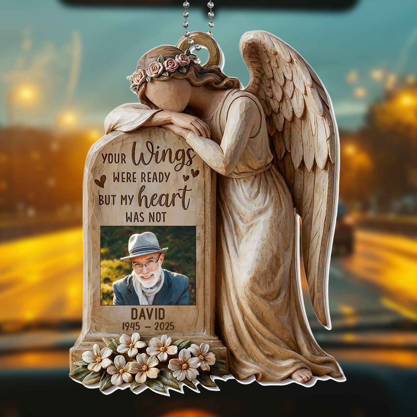 Your Wings Were Ready But My Heart Was Not Angel Ornament