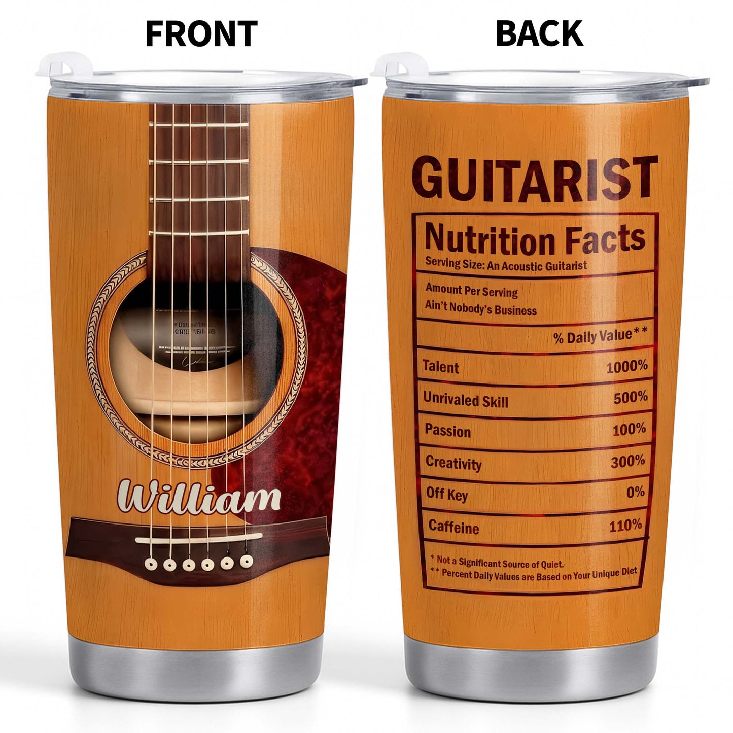 To My Incredible Musician, Let Your Music Soar, Guitar Design