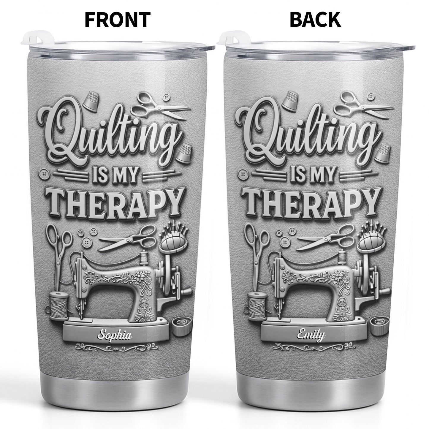 Quilting Is My Therapy Sewing Machine And Crafting Tools
