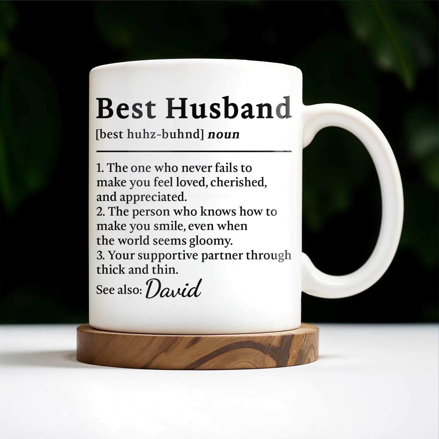 Best Husband Supportive Partner Mug