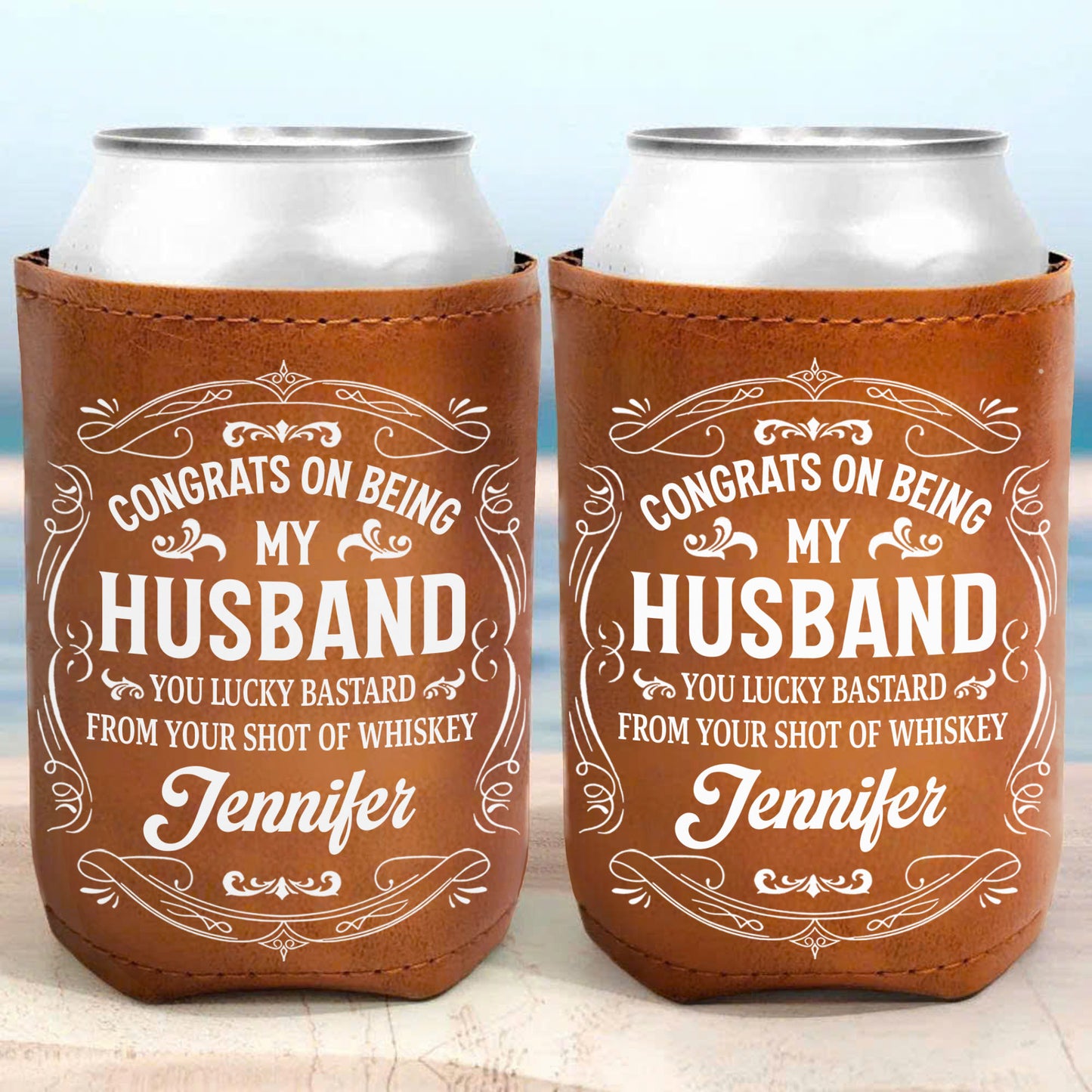 Congrats On Being My Husband, Whiskey Inspired Design