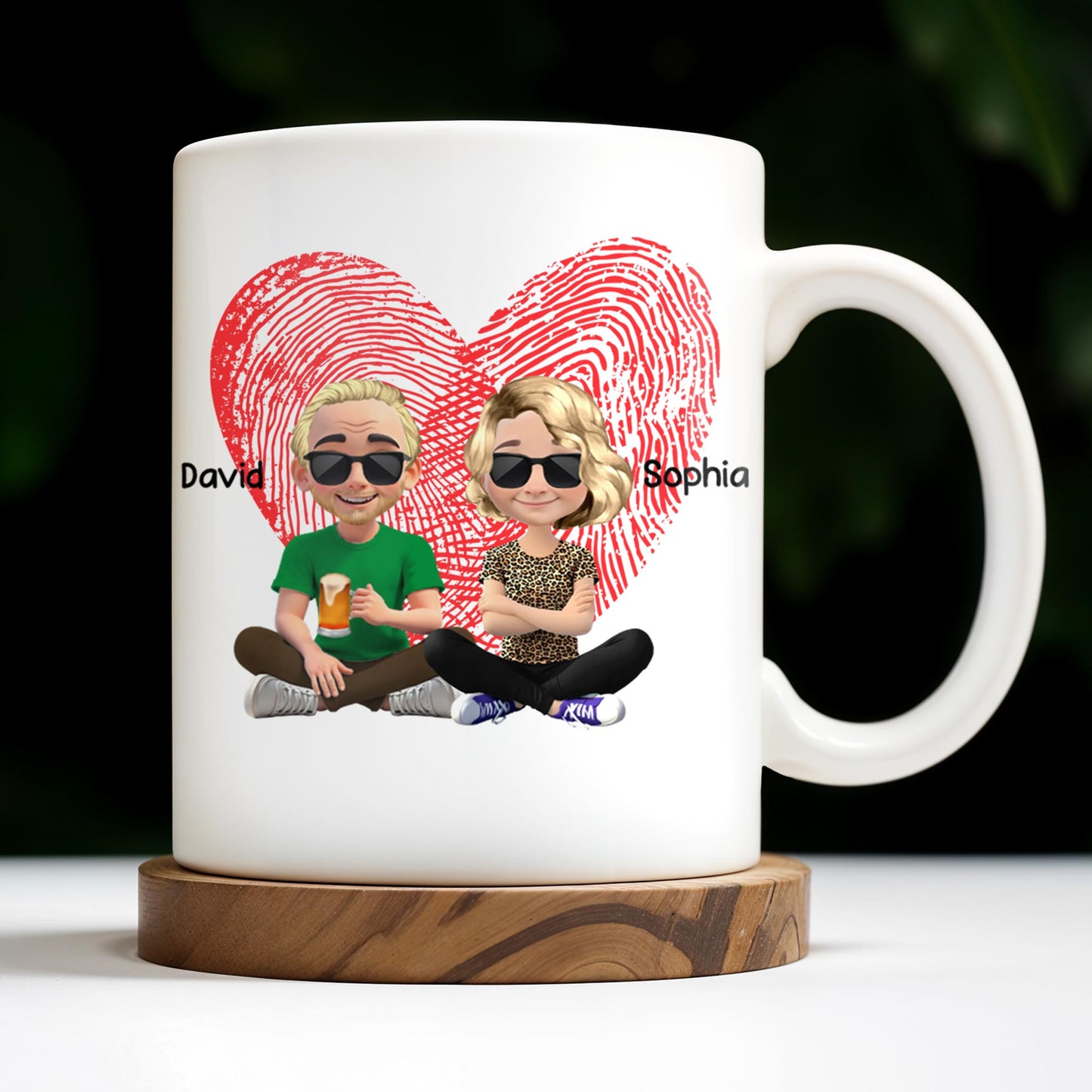 To My Husband, Sometimes It's Hard To Find The Words, Heart And Couple