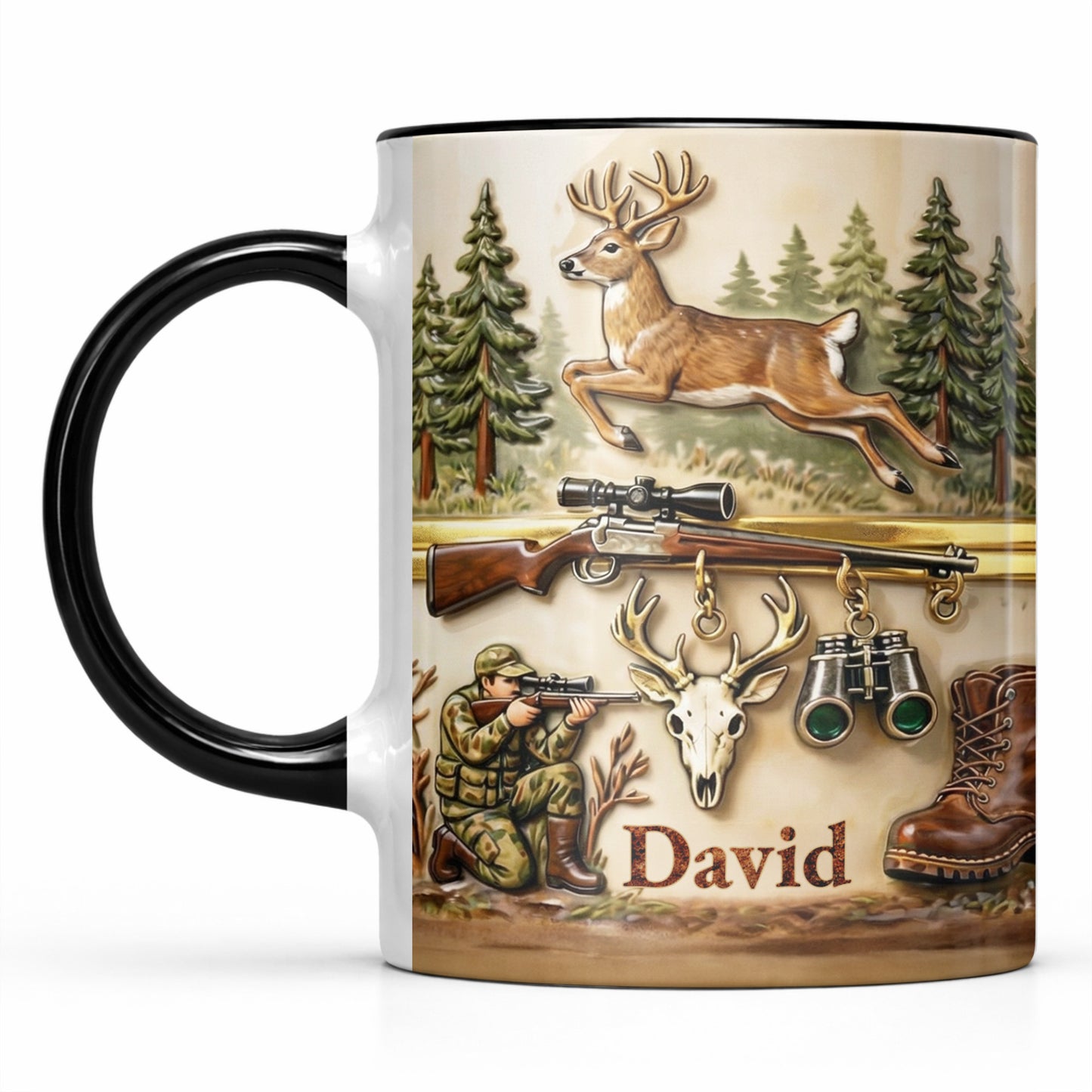 Capture The Thrill Of The Hunt With Deer And Rifle