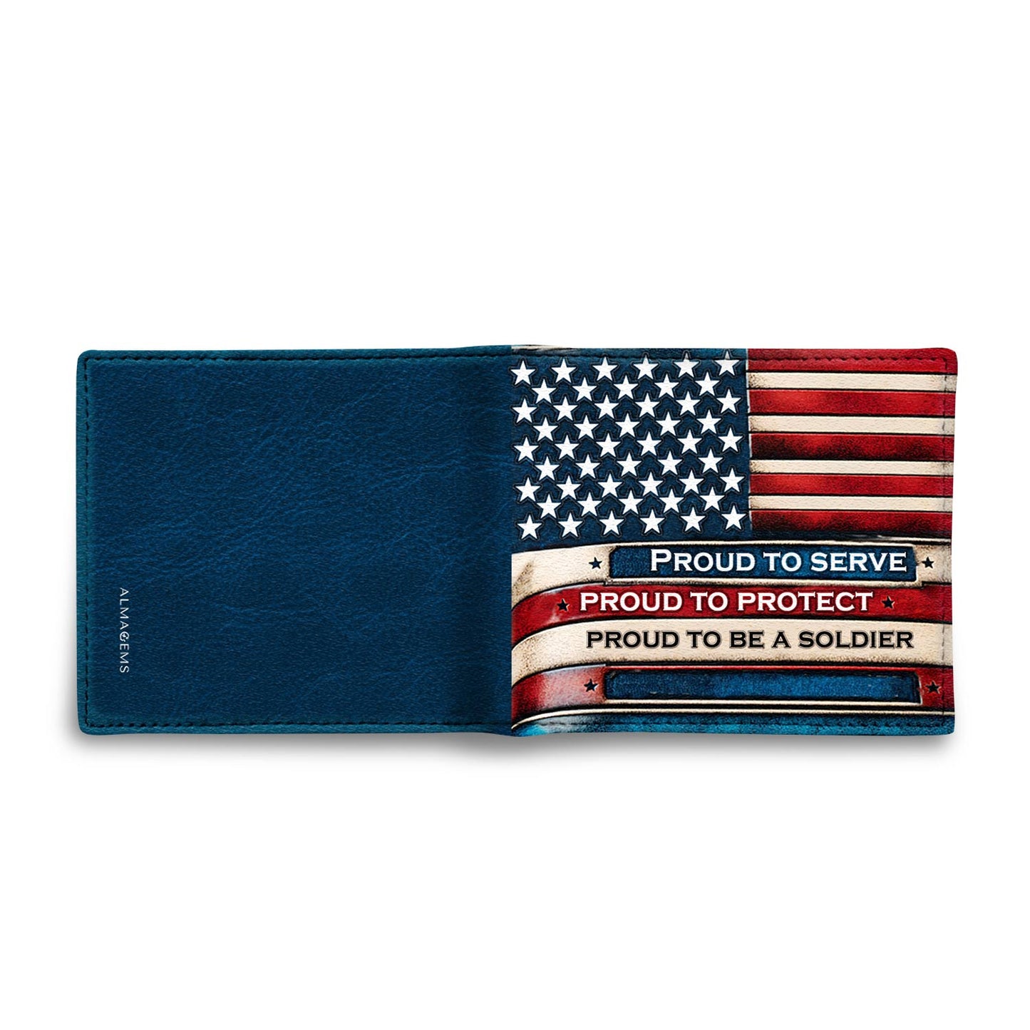 Proud To Be A Soldier - Men's Leather Wallet - IND06