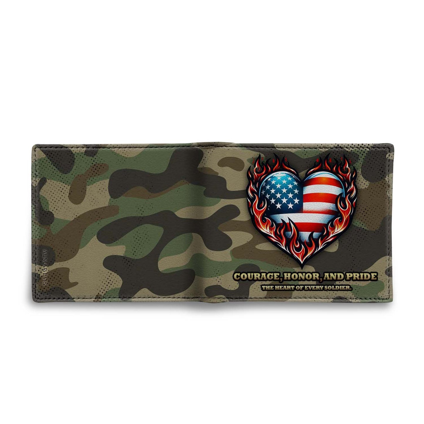 The Heart Of Every Soldier - Men's Leather Wallet - IND07