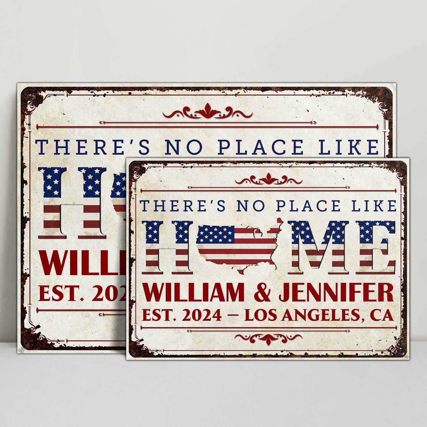 There's No Place Like Home With American Flag