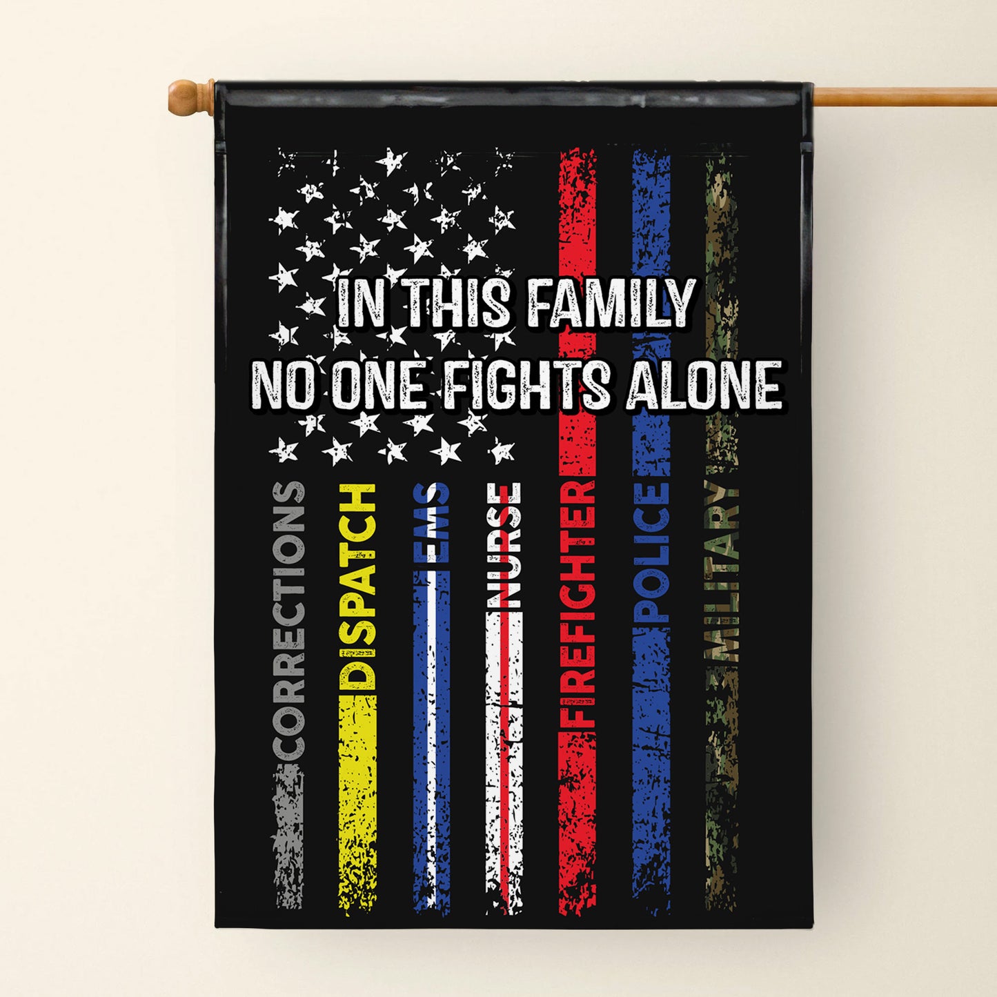 In This Family No One Fights Alone Stars And Stripes