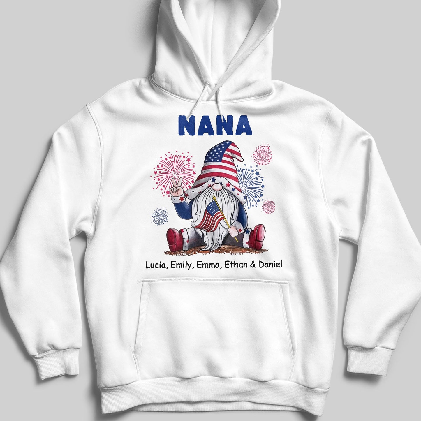 Celebrate Patriotic Pride With Festive Gnome And Fireworks