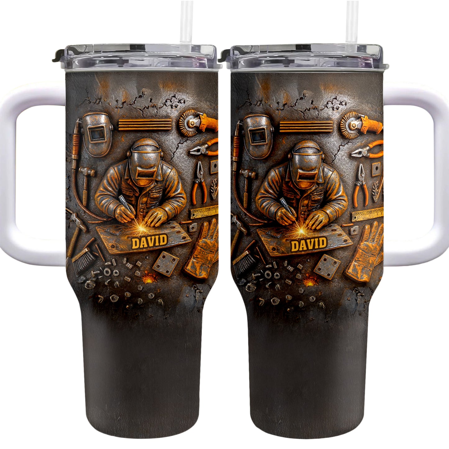 Customizable Design Celebrating Welder And Tools