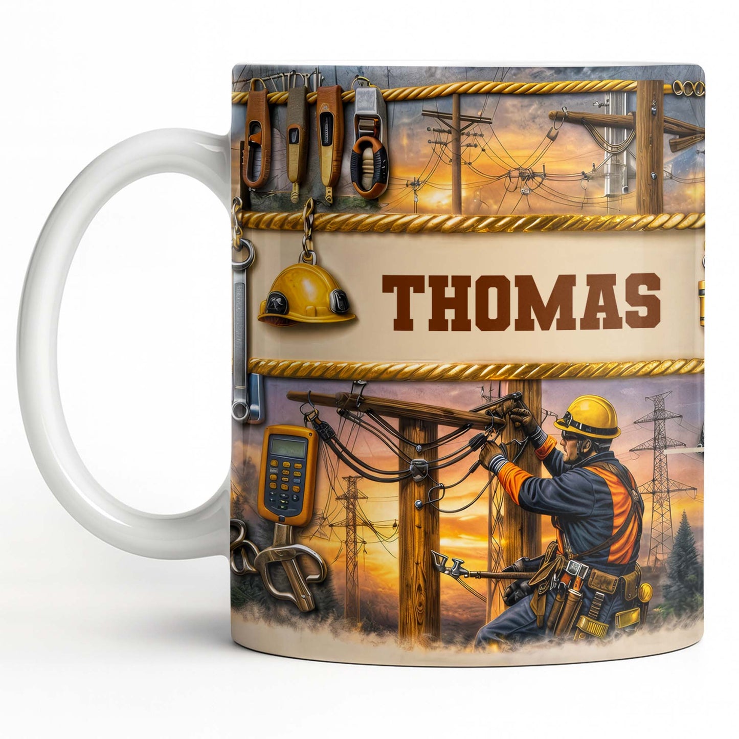 Celebrate The Hardworking Lineman, Utility Pole Design