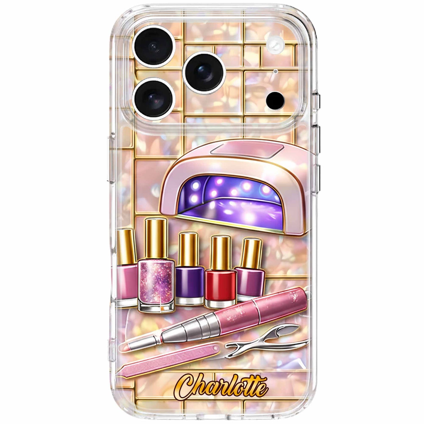 To My Beautiful Beauty Queen, Nail Polish And Lipstick Design