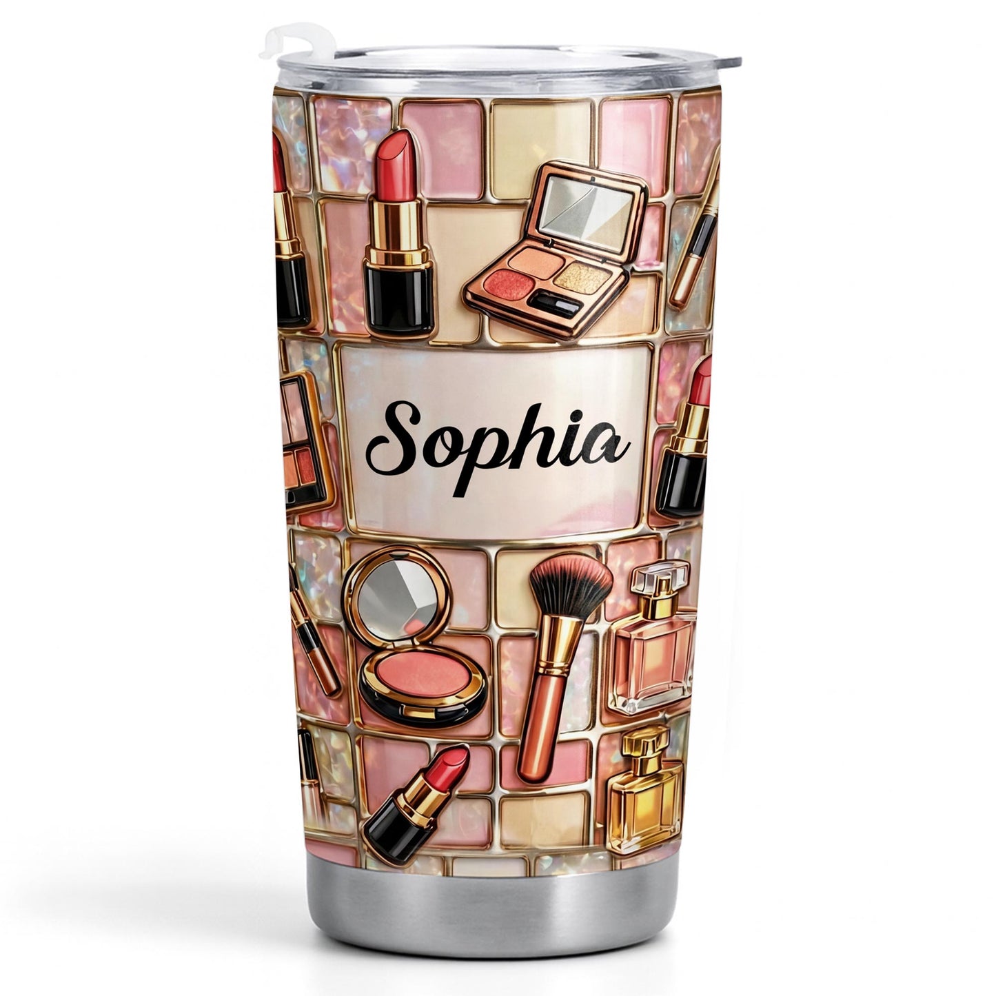 A Touch Of Glamour Makeup Kit With Lipstick And Brushes