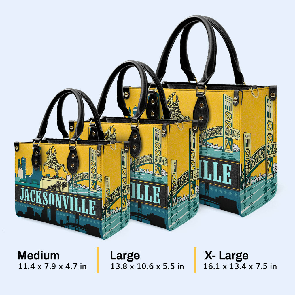 Jacksonville - Leather Handbag - JV01