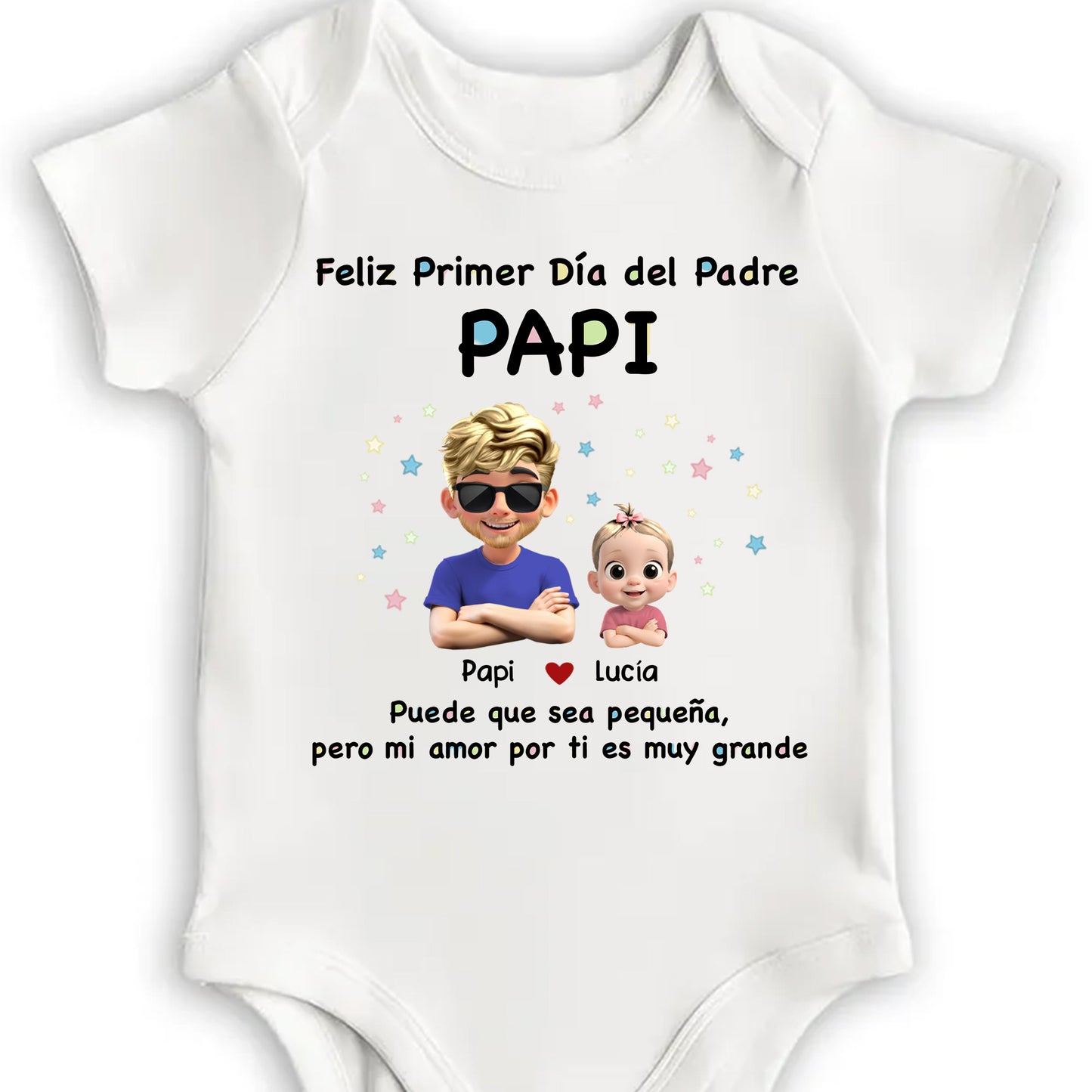 Feliz Primer Día del Padre Papi, Cartoon Figures