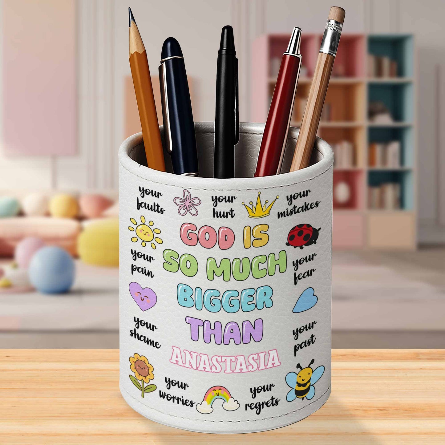 Good Is So Much Bigger, Sun, Ladybug, Heart, Flower