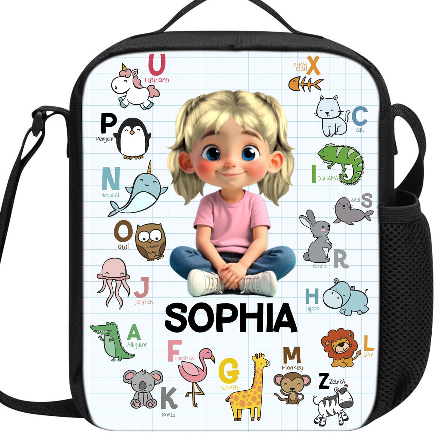 Customize Your Child's Name With Alphabet Animals