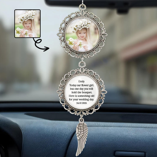 Today Our Flower Girl, Something Old For Your Wedding Day, Pendant Charm