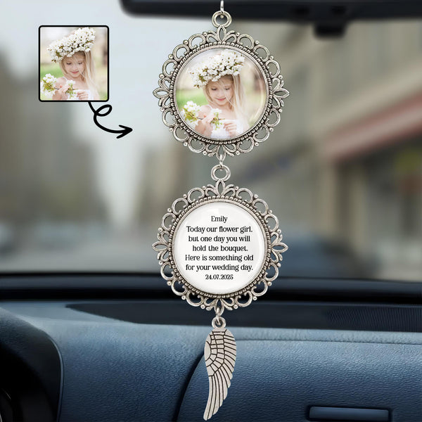 Today Our Flower Girl, Something Old For Your Wedding Day, Pendant Charm