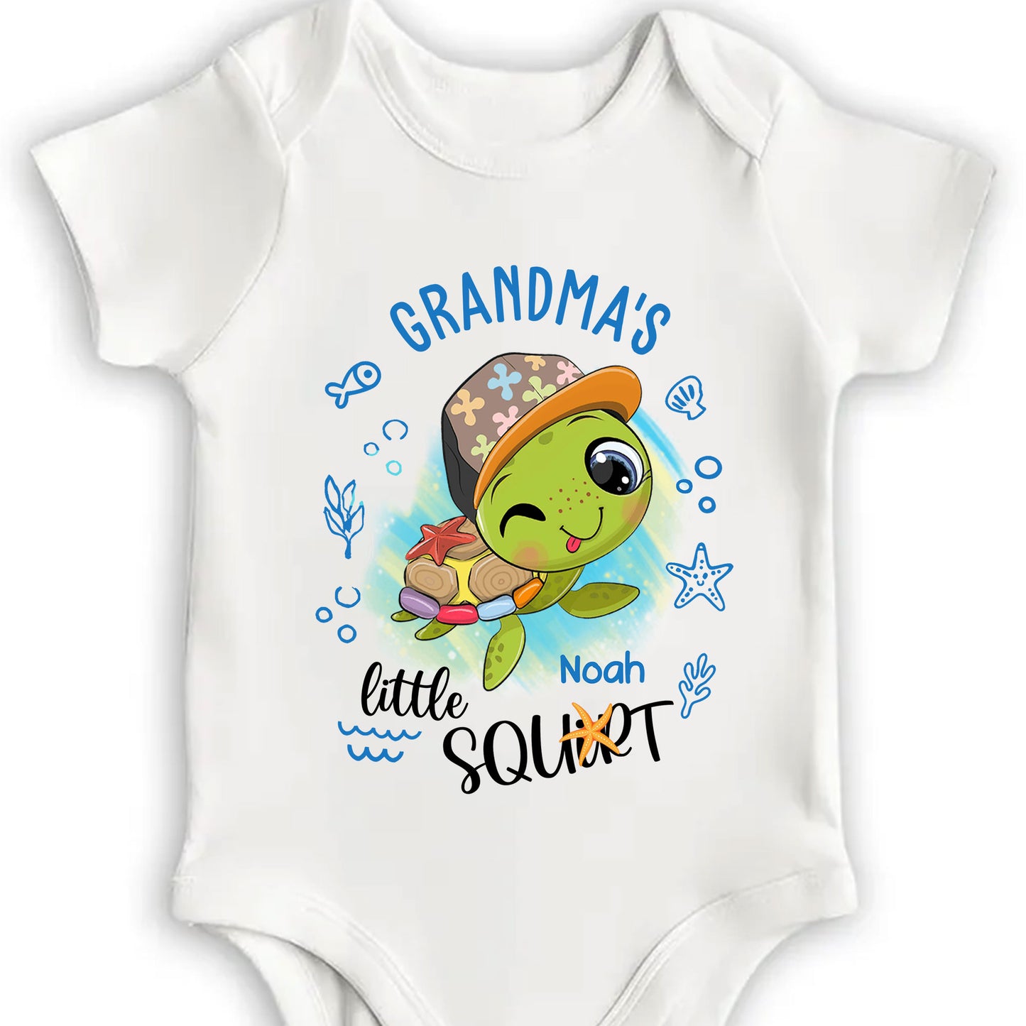 Grandma's Little Squirt Turtle Design