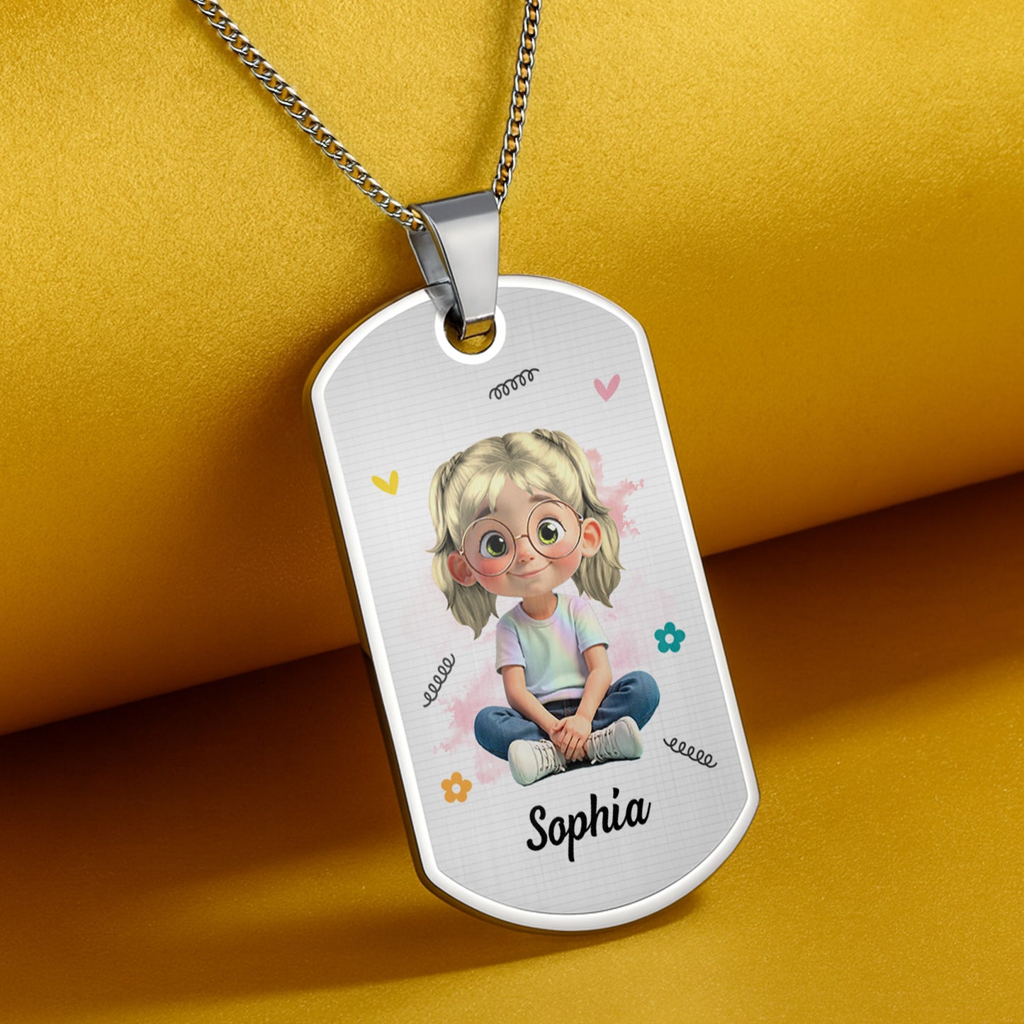 Little Reminders You Are Enough With Girl And Hearts