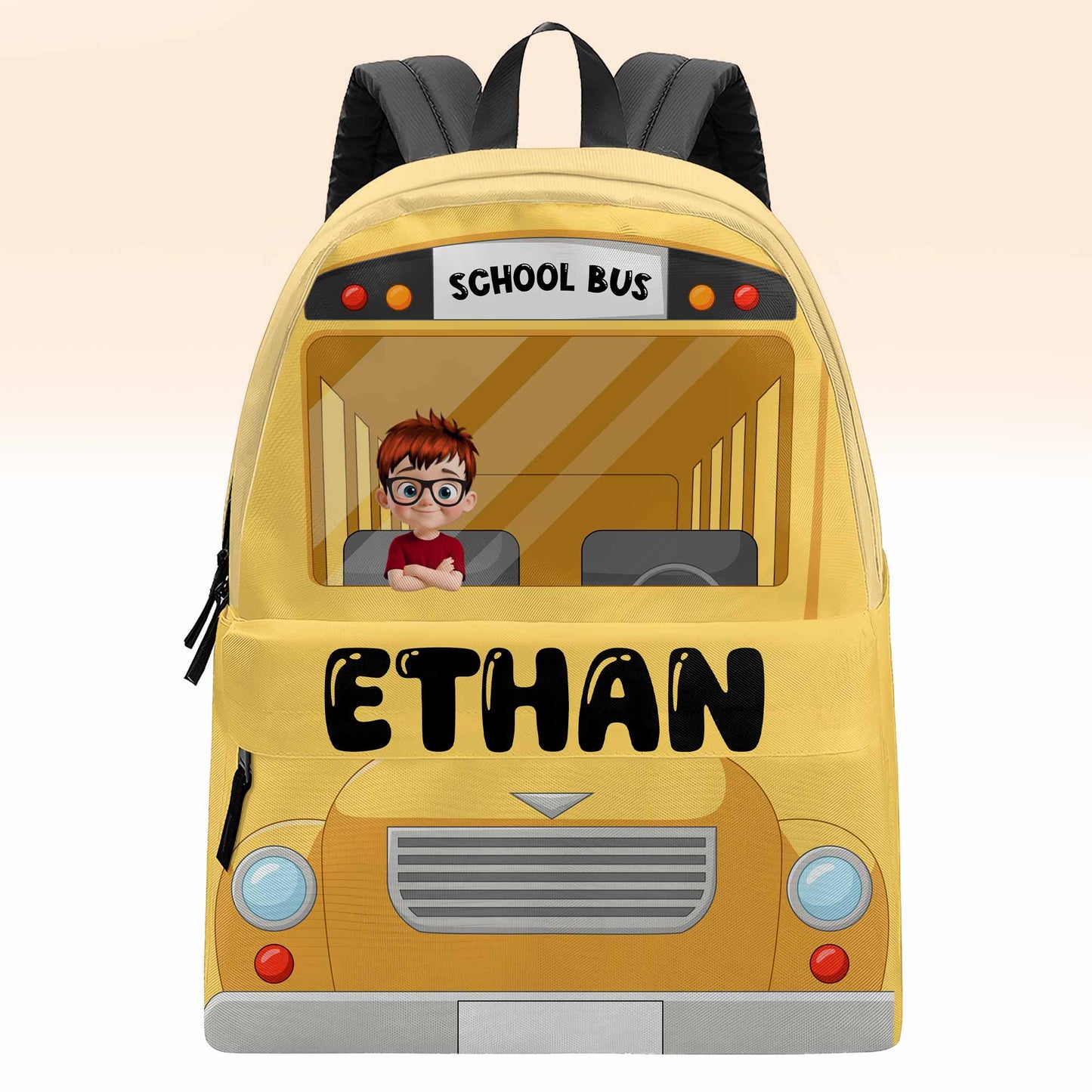 Cute School Bus Design Perfect For Kids