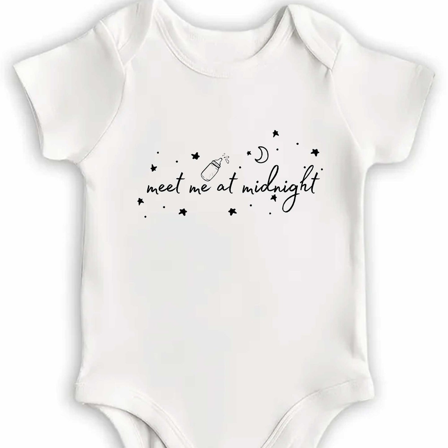 Meet Me At Midnight With Stars And Crescent Moon