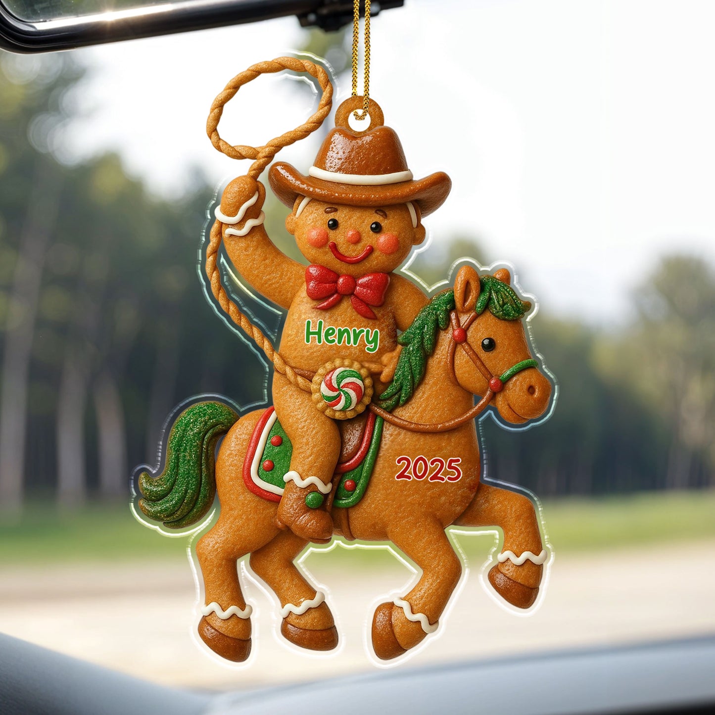 Celebrate A Joyful Christmas With Cowboy And Horse