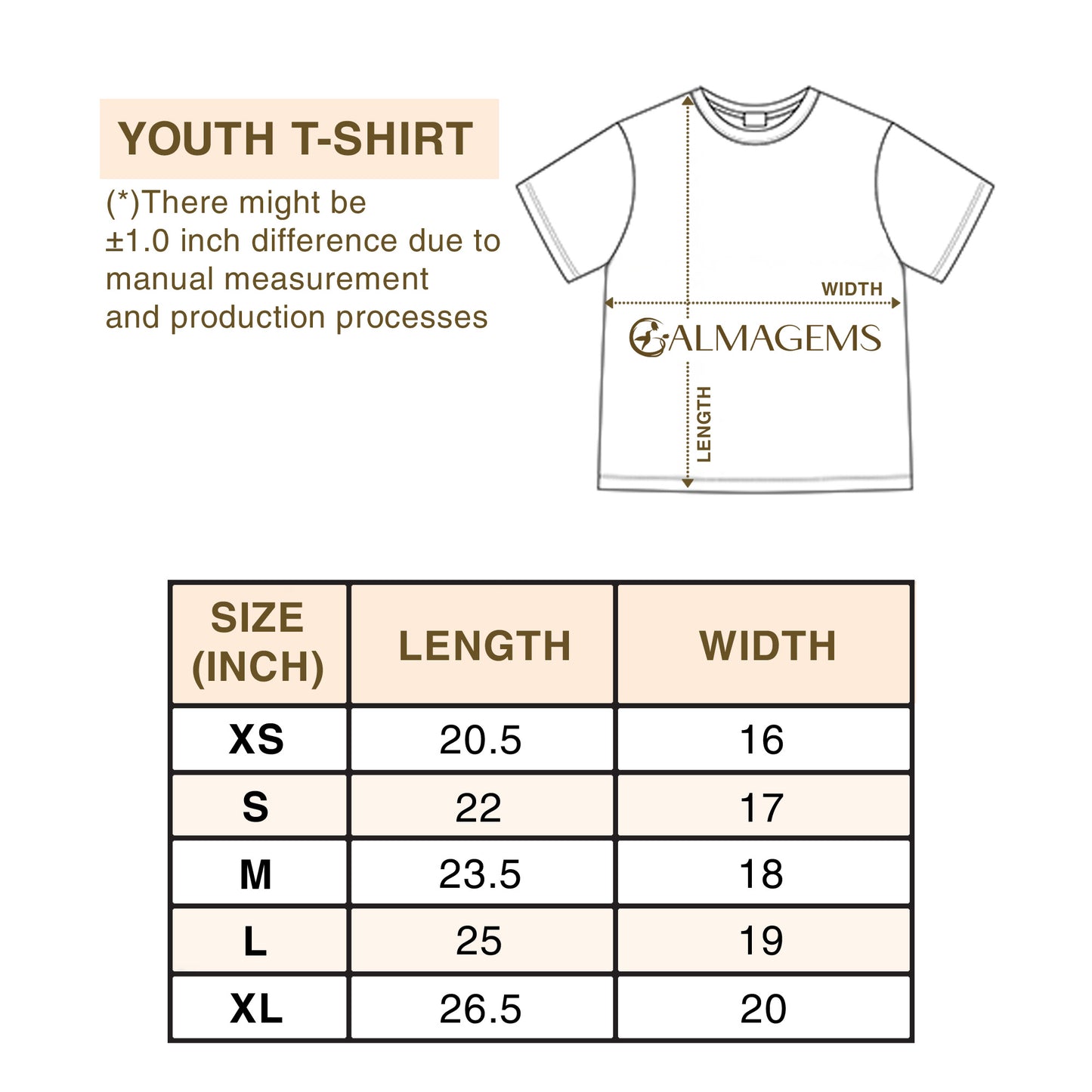 I Am Strong, I Am Brave, I Am Kind Comic Style Youth Shirt