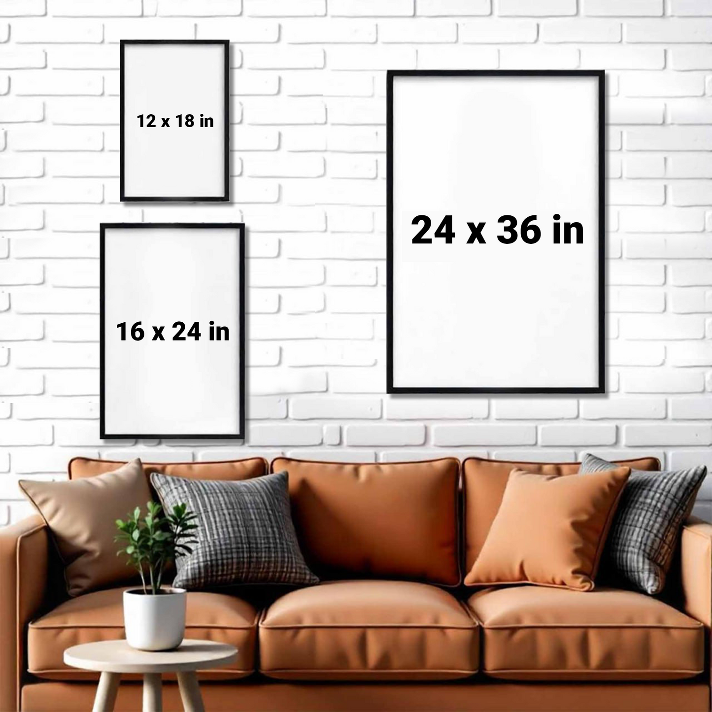 I Am Kind, Brave, Capable, Enough, Loved Inspirational Words - Personalized Custom Vertical Poster - KID355_VPOS