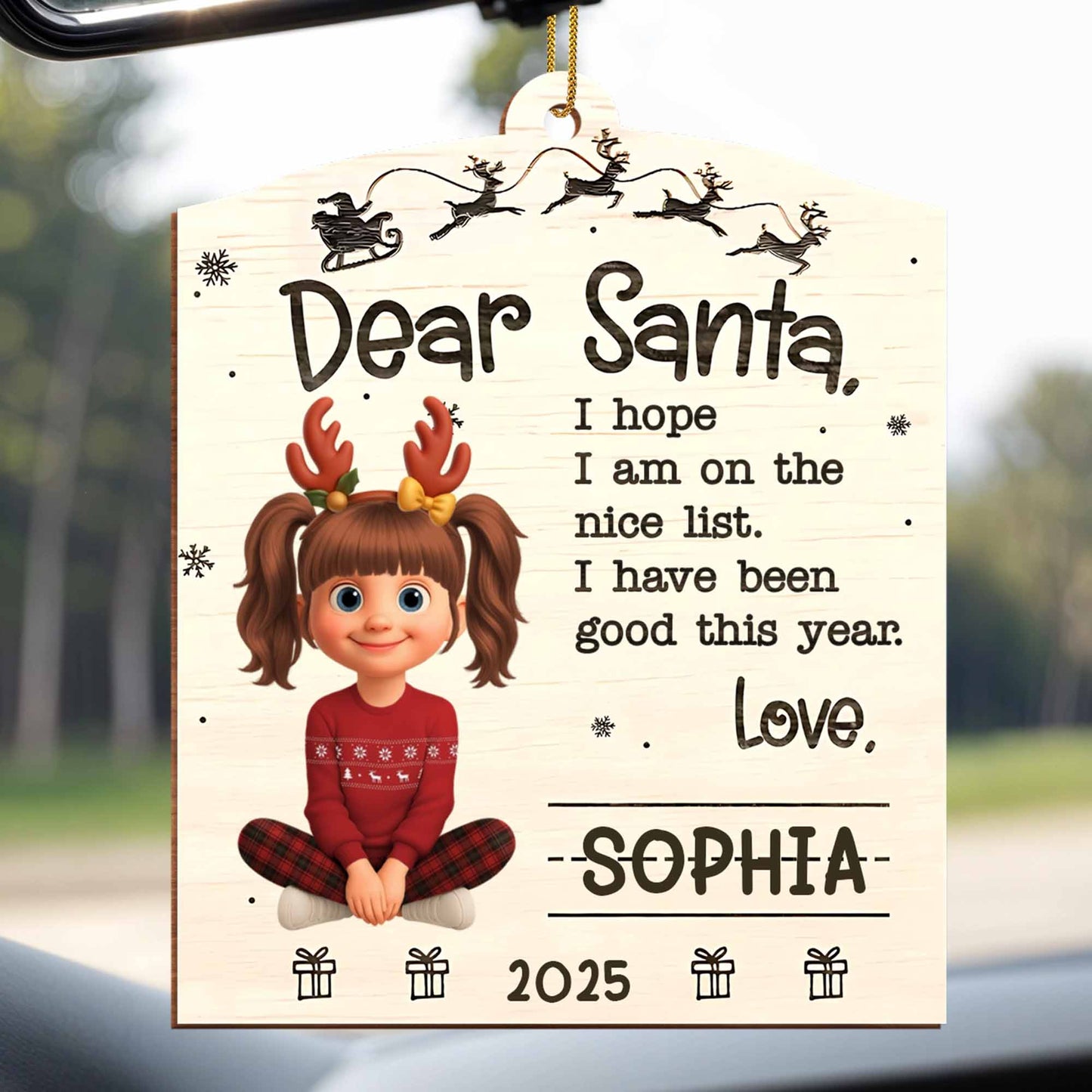 Dear Santa, I Hope I Am on The Nice List