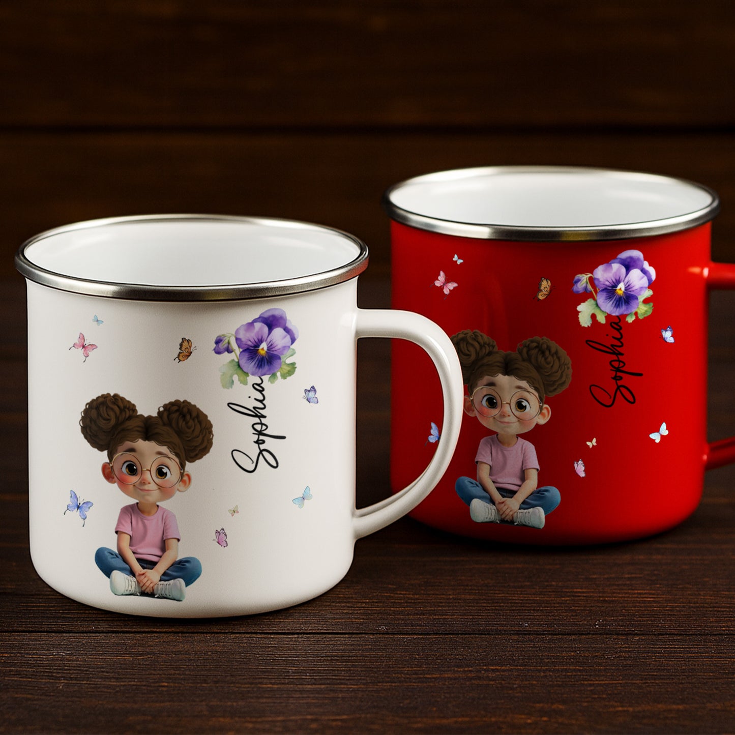 Create Magical Moments, Girl And Butterflies